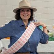 Our star 50/50 raffle ticket seller