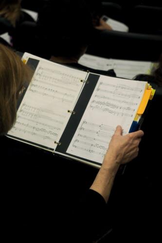 A view of the music
